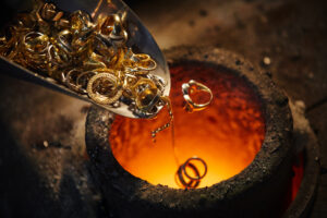 Verkoop gouden sieraden